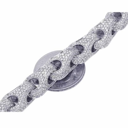 Moissanite Hip Hop Personalized Cylinder Cross Bracelet