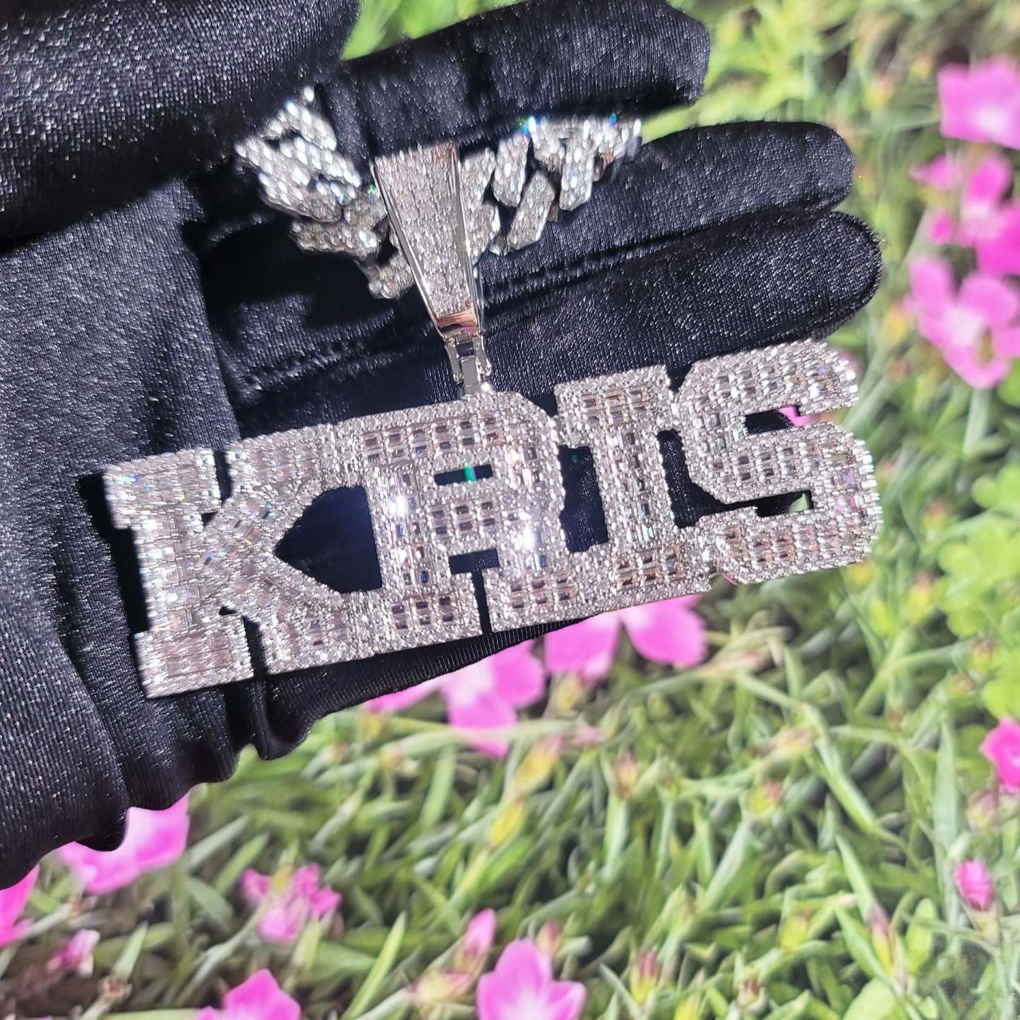 Moissanite Letter Custom Necklace