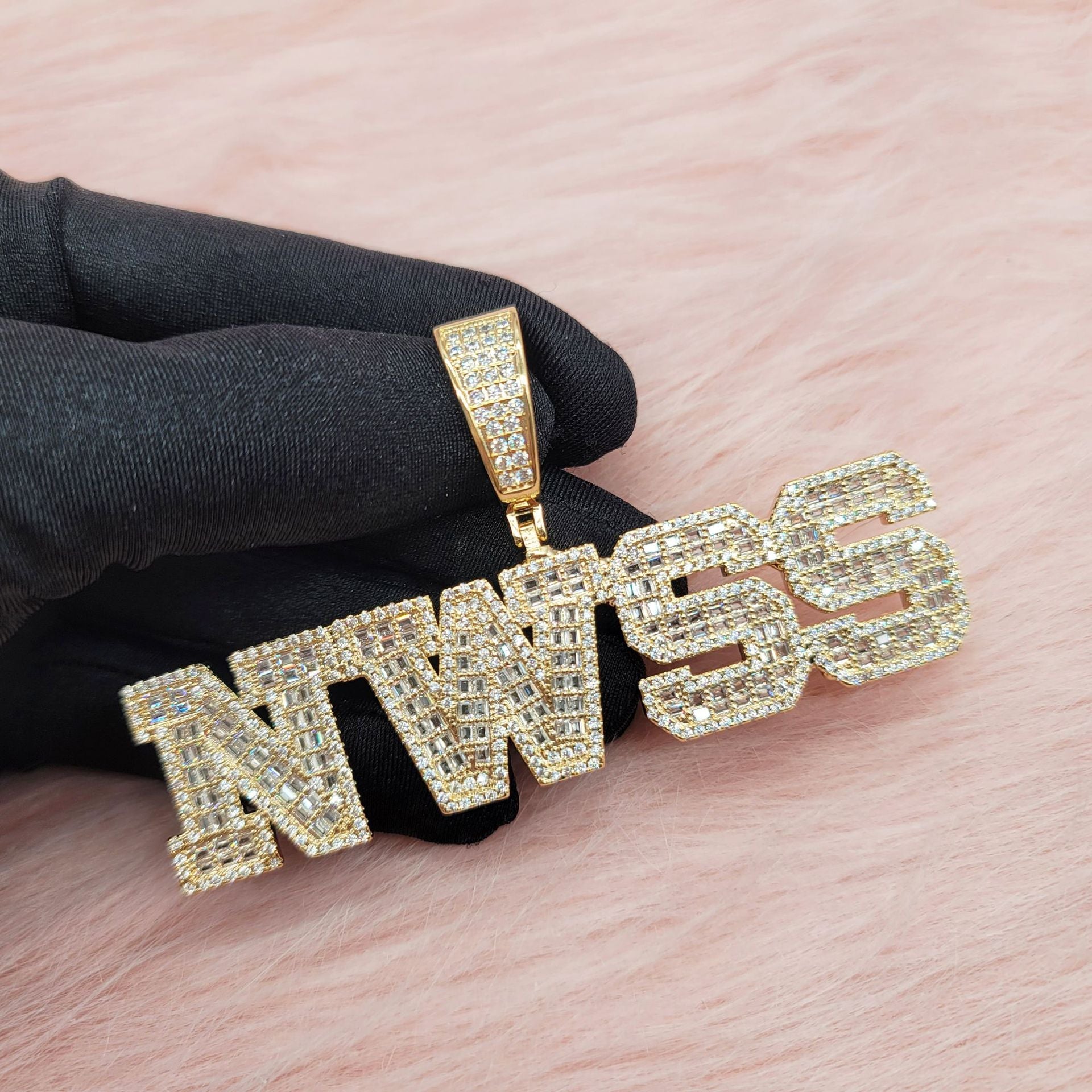 Moissanite Letter Custom Necklace