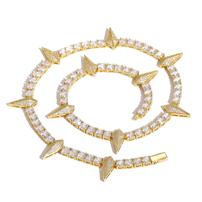 5mm Moissanite Fight Tooth and Claw Tennis Chain