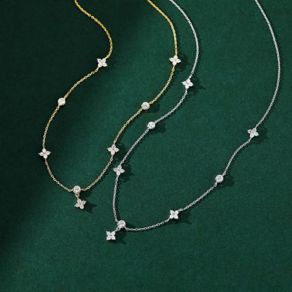Sterling Silver Clovers Chain
