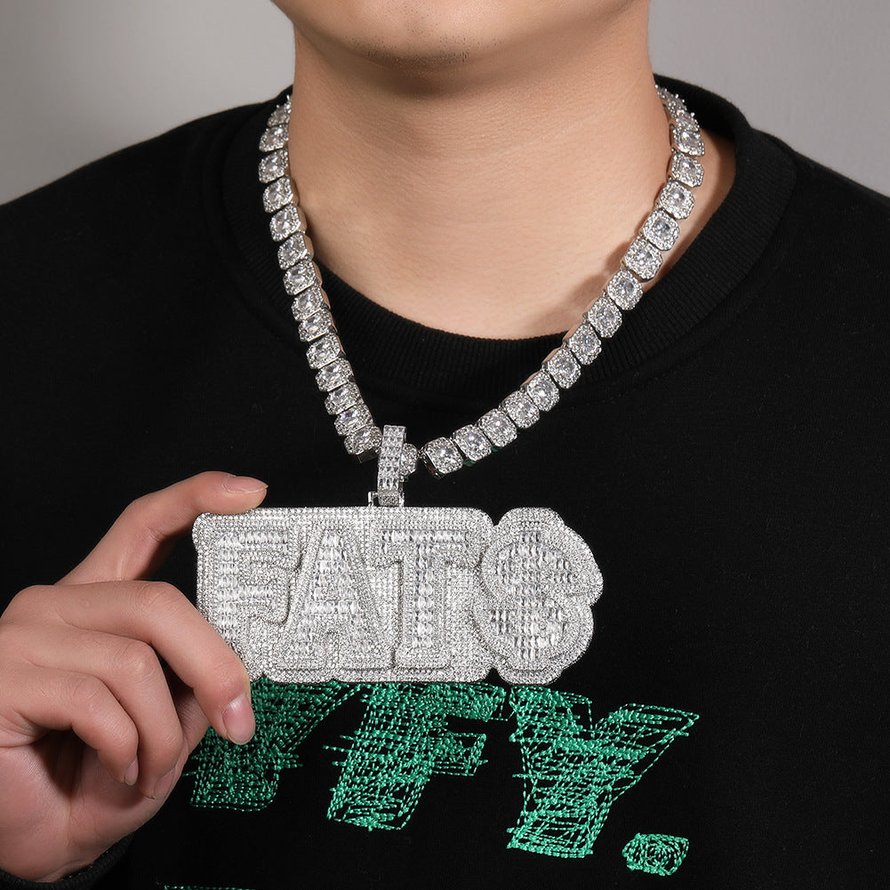 Big Boss Man Moissanite Custom Name Pendants