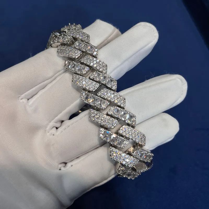 Moissanite Personalized New Cuban Bracelet