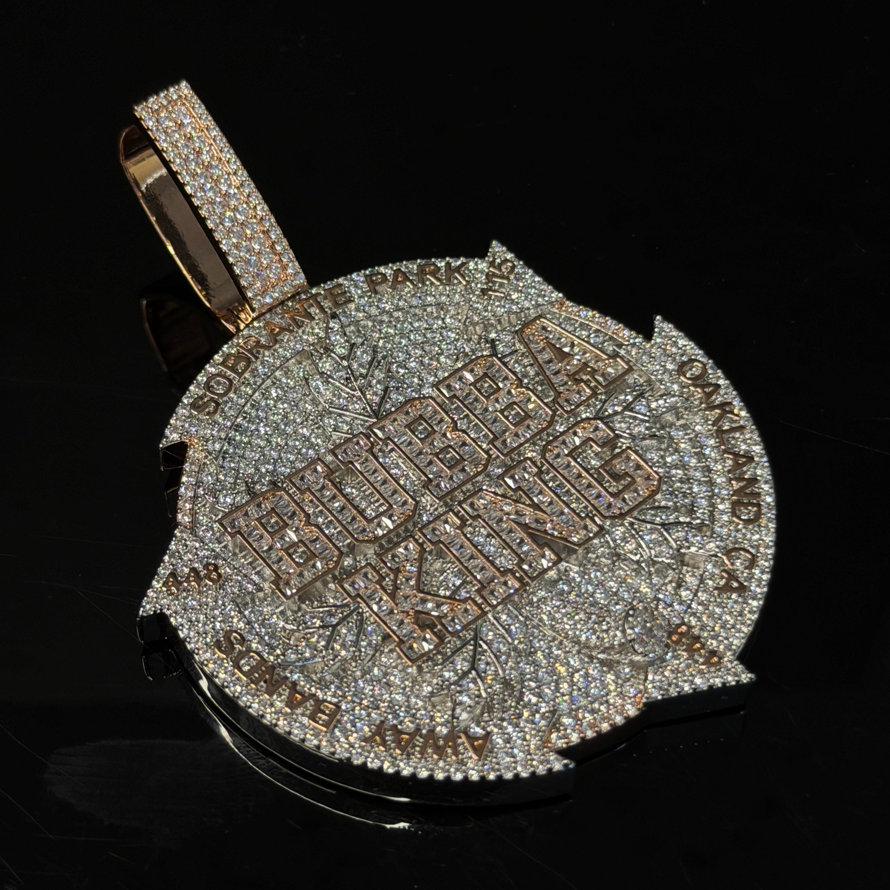 BUBBA KING Galaxy Setting Moissanite Pendant