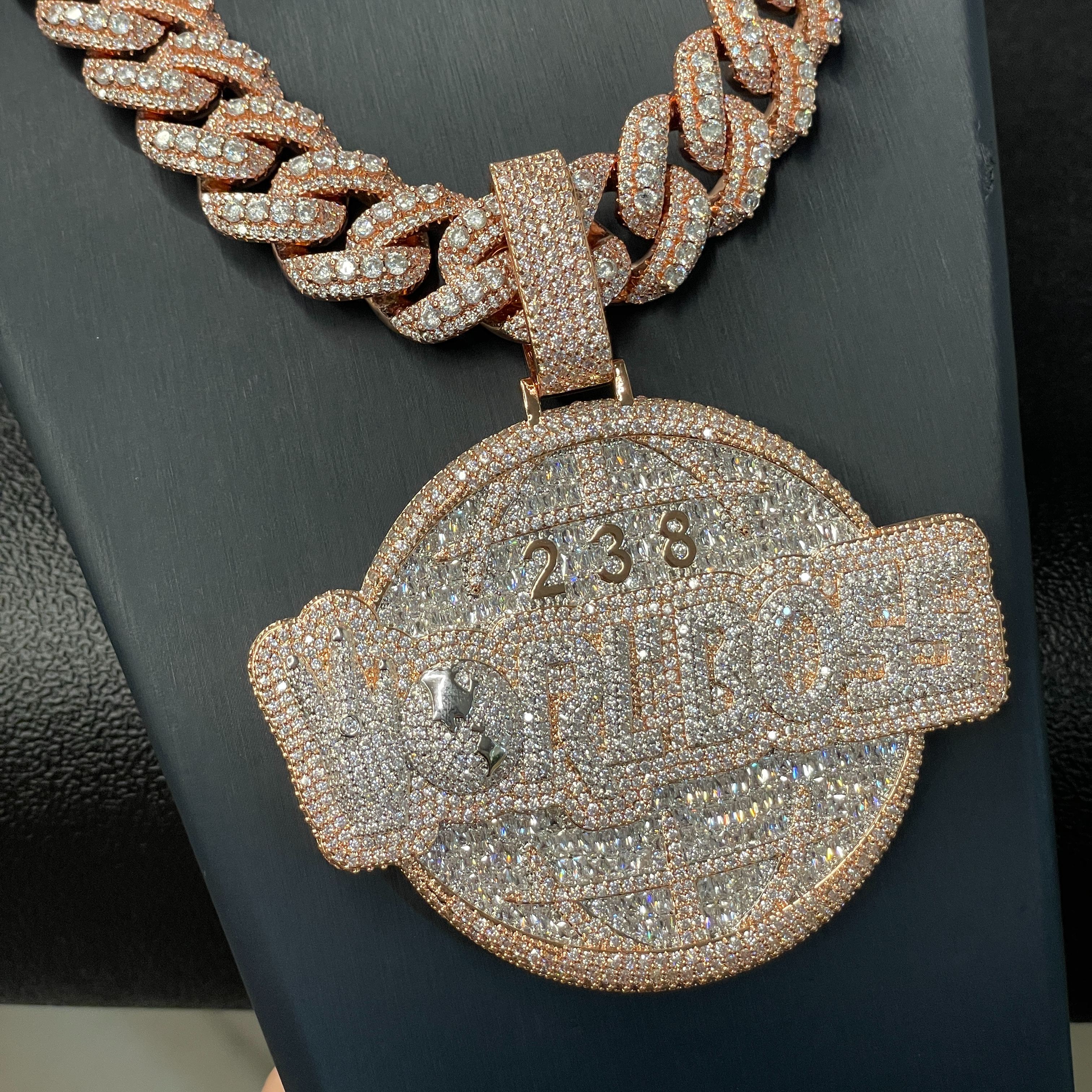 Moissanite New World Boss Pendant