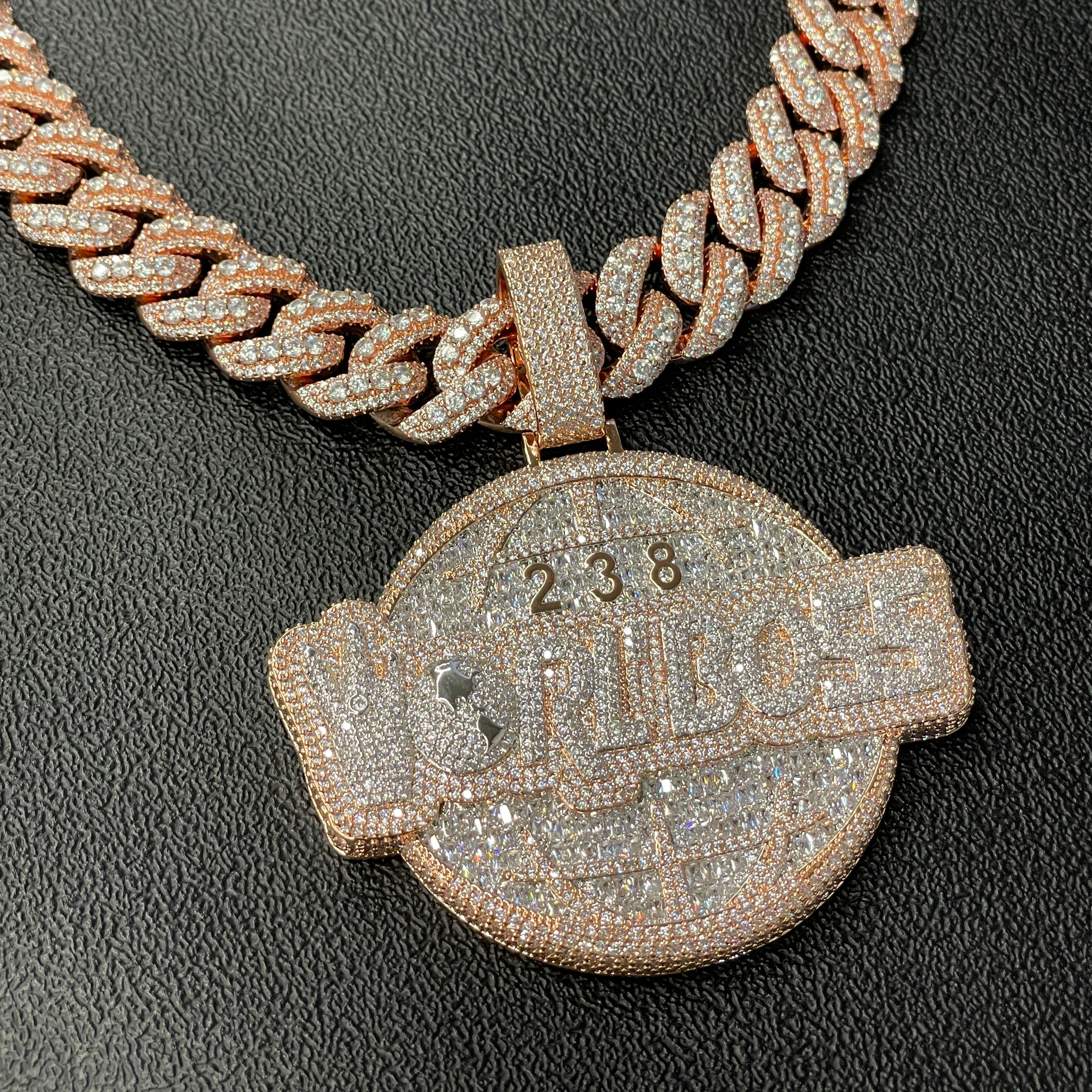 Moissanite New World Boss Pendant