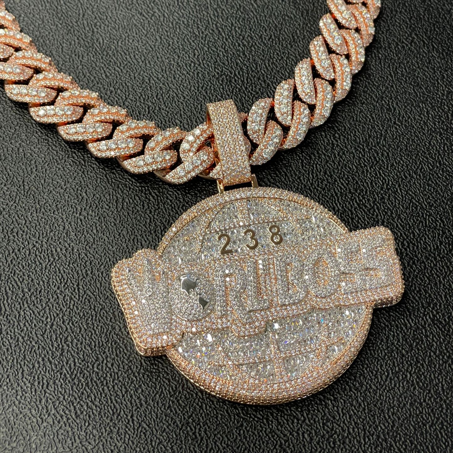 Moissanite New World Boss Pendant