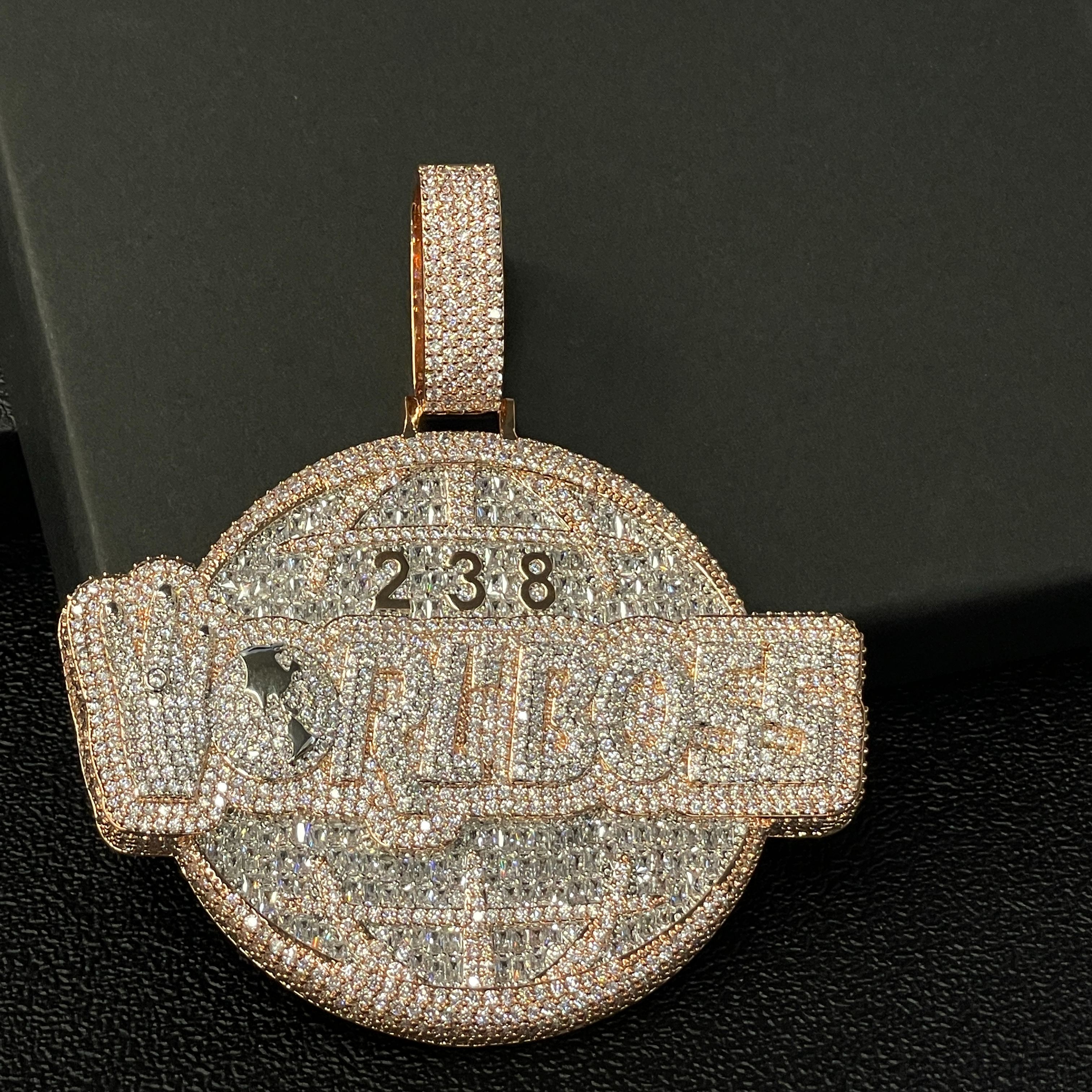 Moissanite New World Boss Pendant