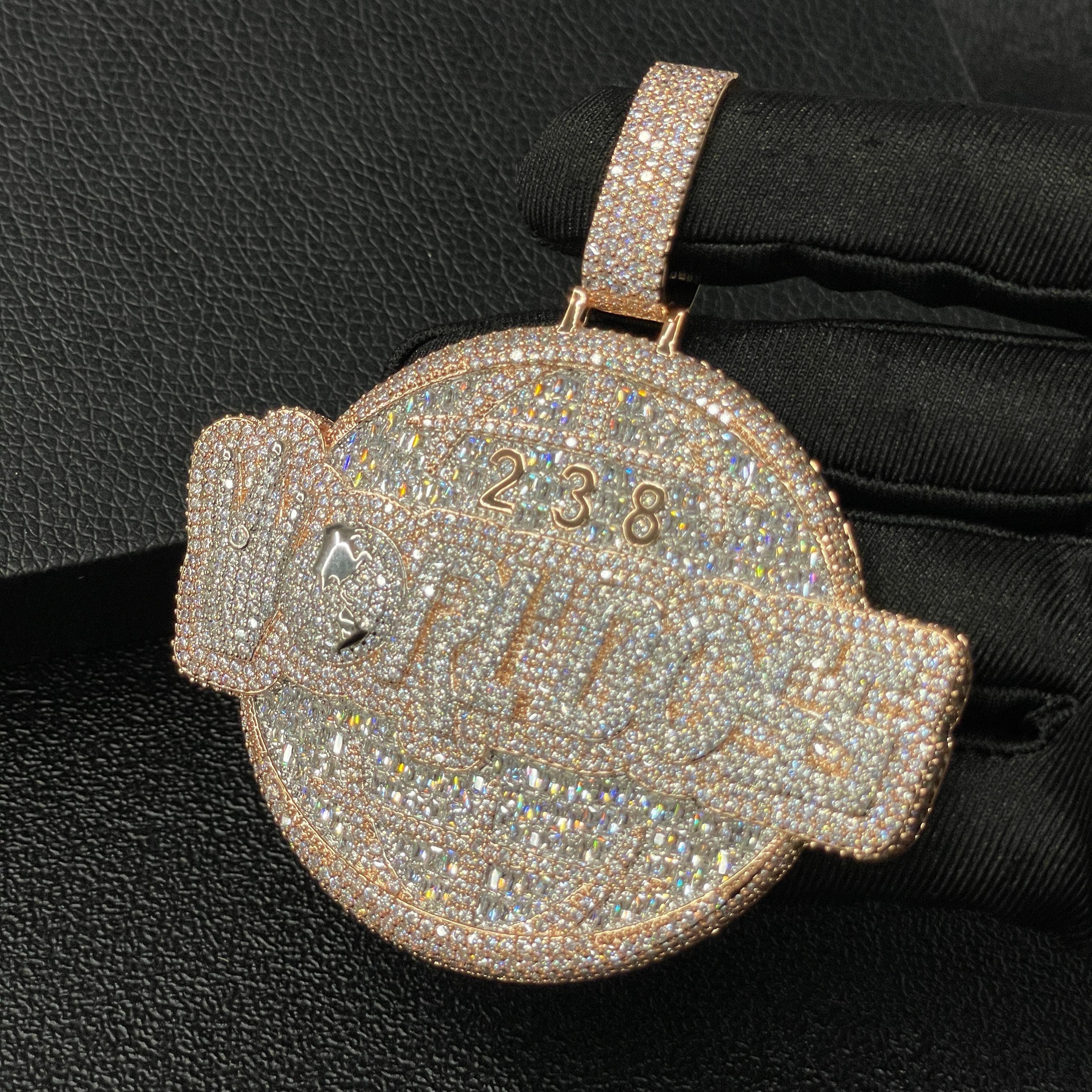 Moissanite New World Boss Pendant