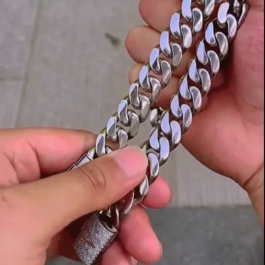 14mm Moissanite Custom Letter Bracelet/Chain