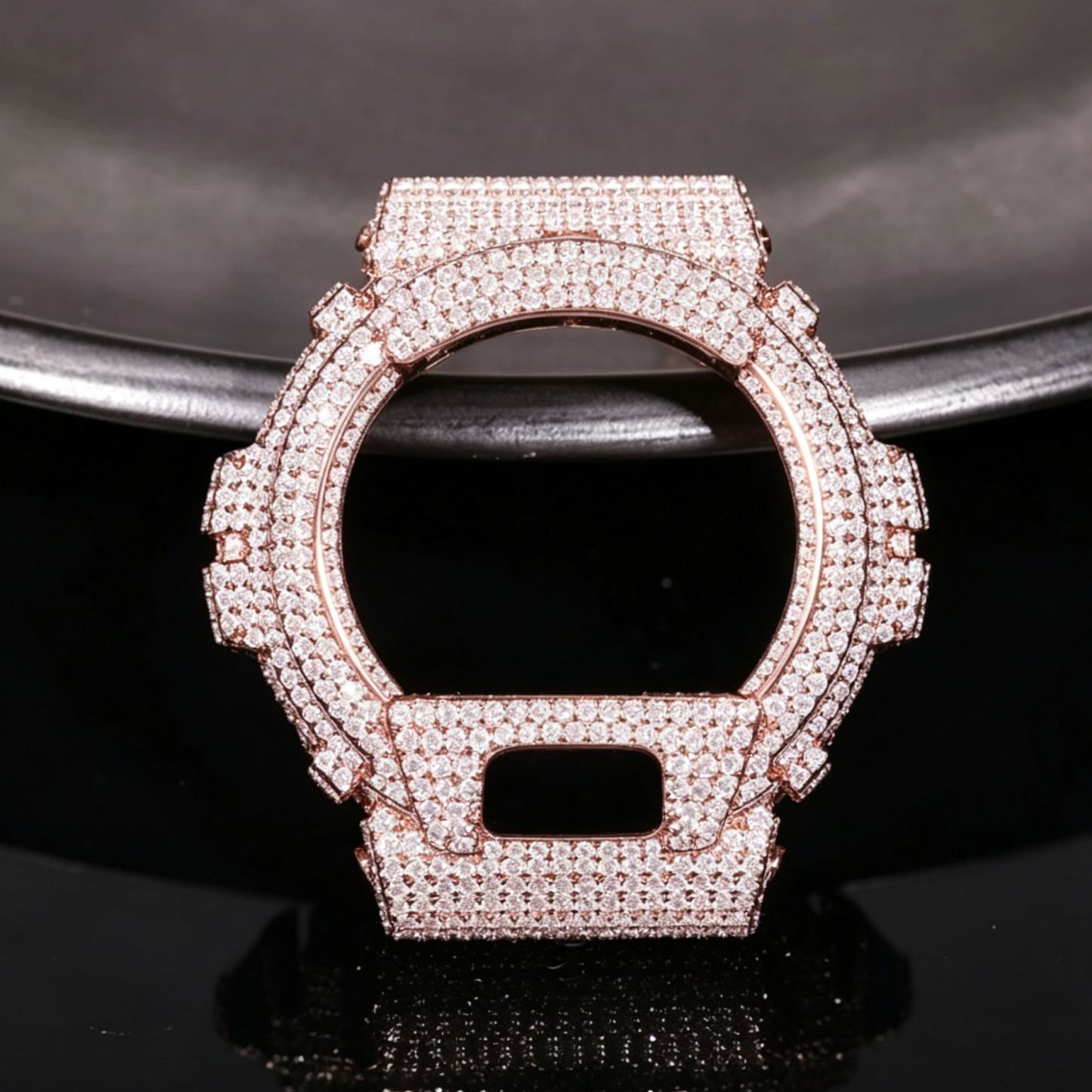 DW-6900 Moissanite Iced Out Watch Bezel