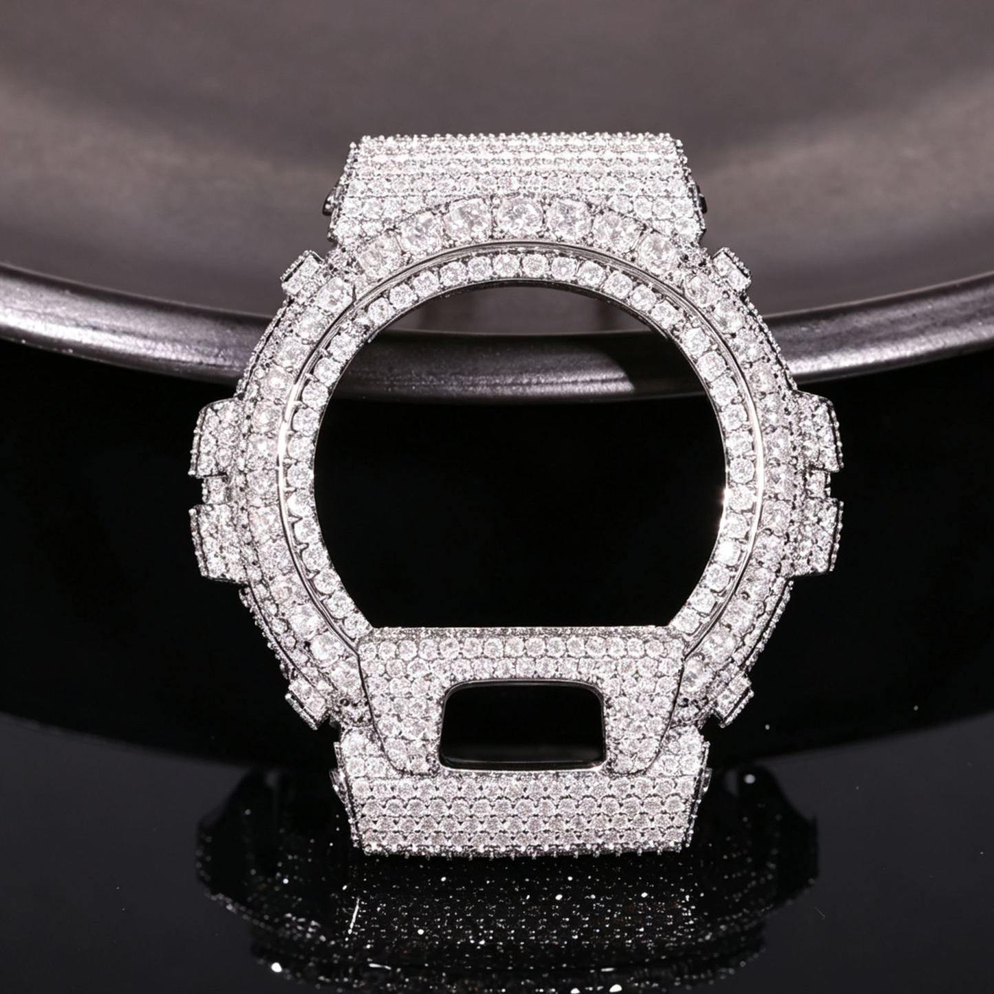 DW-6900 Moissanite Iced Out Watch Bezel