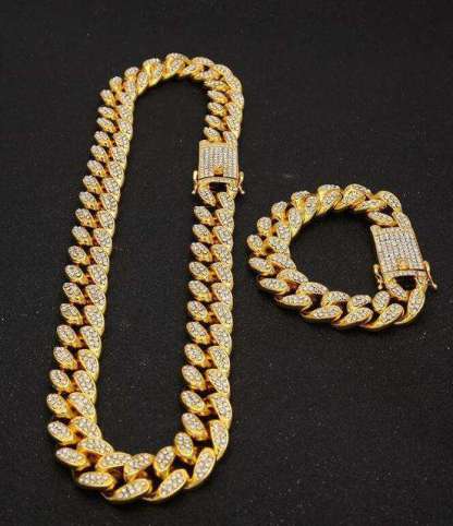 18k Gold/Silver Chain + FREE Bracelet Bundle - (TODAY ONLY) v2 - no-stylist-bling