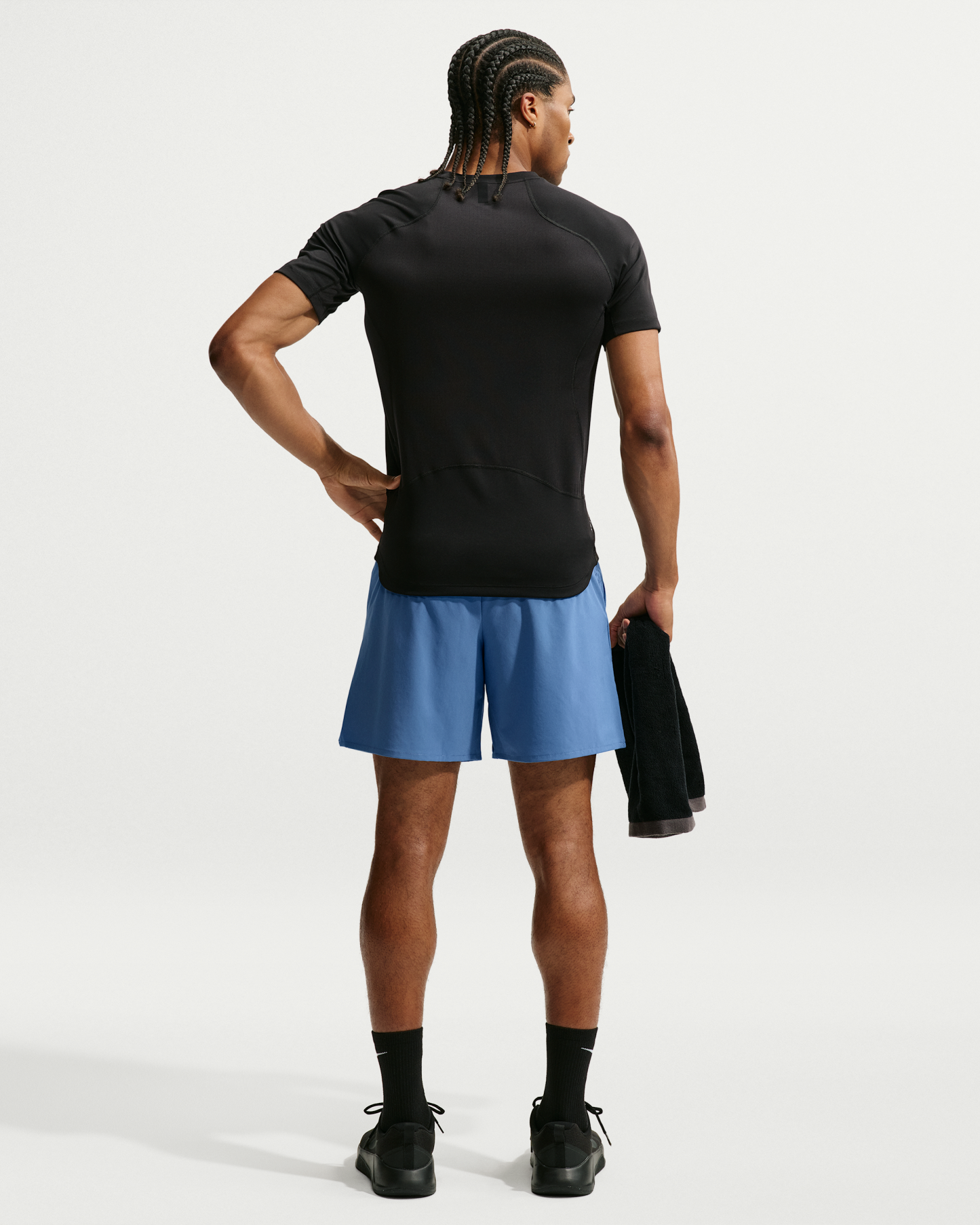 Nike Unlimited Men's Dri-FIT 18cm (approx.) Unlined Versatile Shorts - Indigo Storm/Black/Indigo Storm - View 5