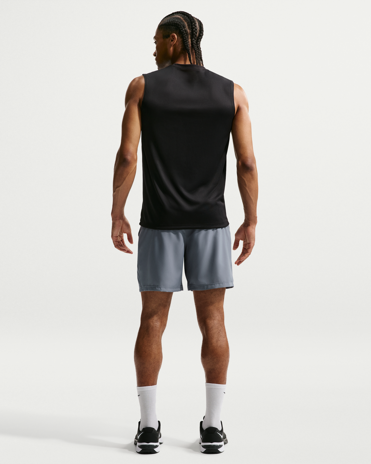Nike Form Men's Dri-FIT 18cm (approx.) Unlined Versatile Shorts - Smoke Grey/Black - View 5