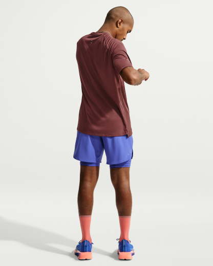 Nike Stride Men's Dri-FIT ADV Short-Sleeve Running Top - Light Boulder - View 5