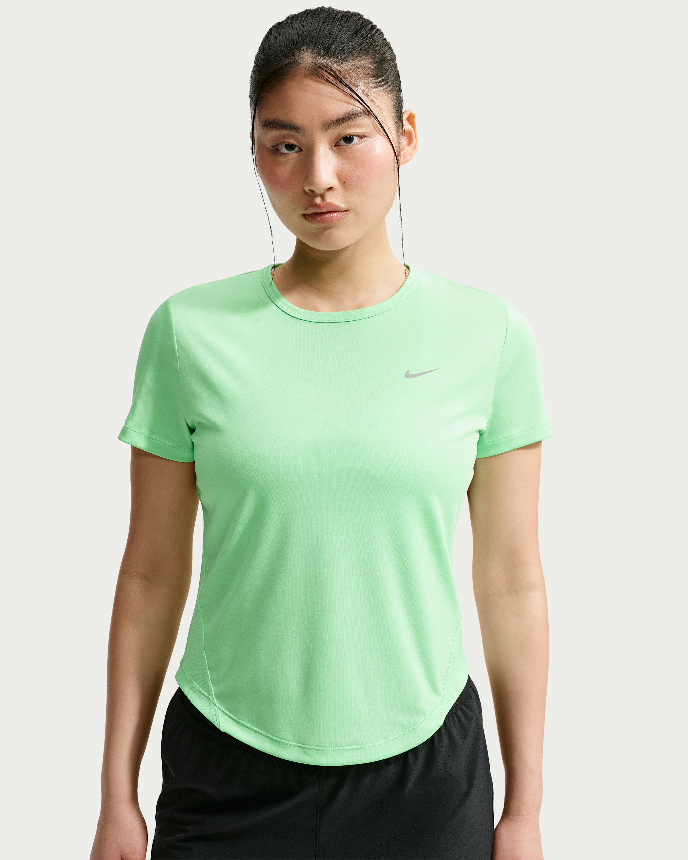 Nike Tempo Women's Dri-FIT Short-Sleeve Running Top - Illusion Green - View 1