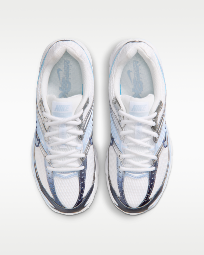 Nike Air Max Moto 2K Women's Shoes - White/Metallic Silver/Midnight Navy/Hydrogen Blue - View 4