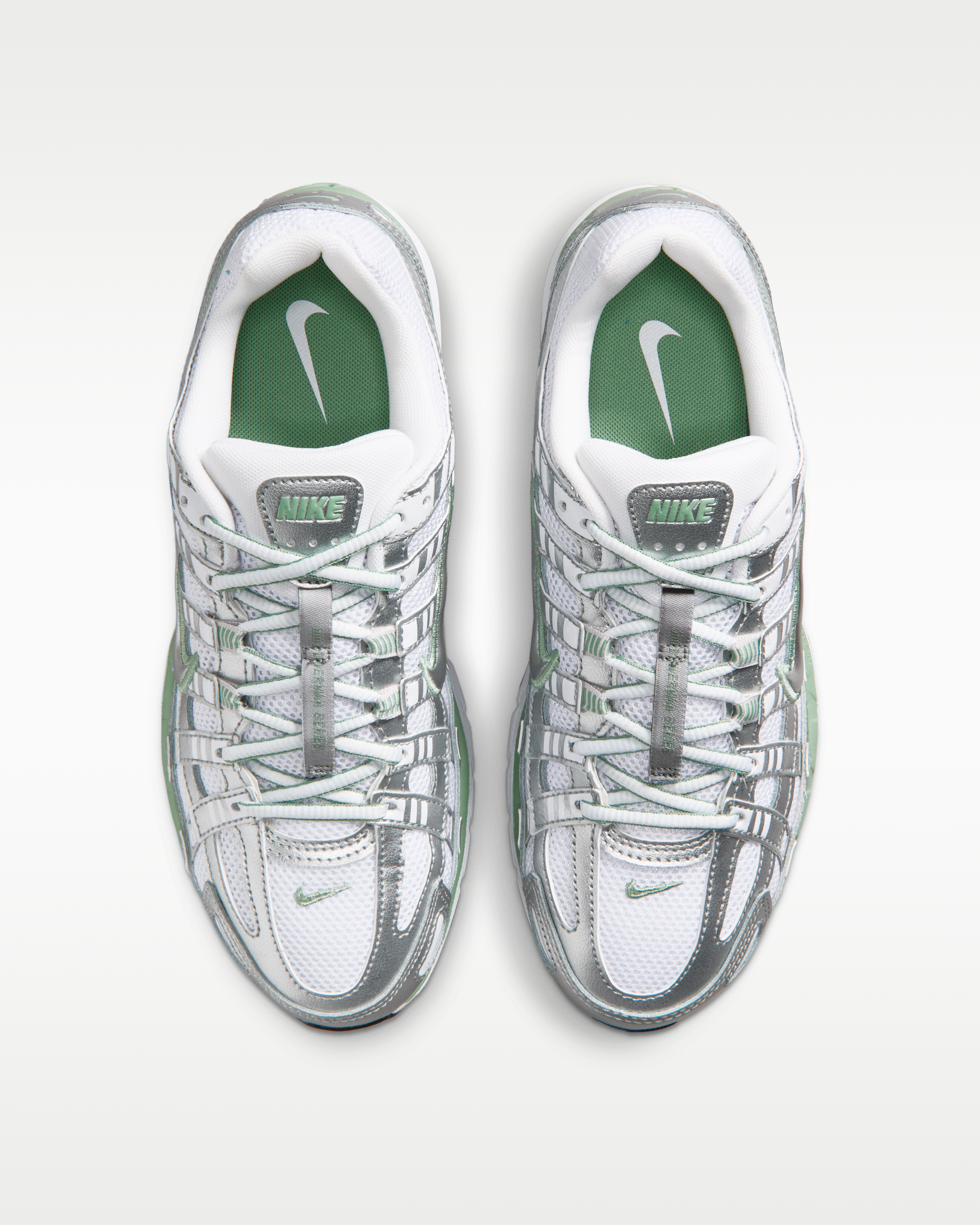Nike P-6000 Women's Shoes - Metallic Silver/White/Black/Steam - View 4