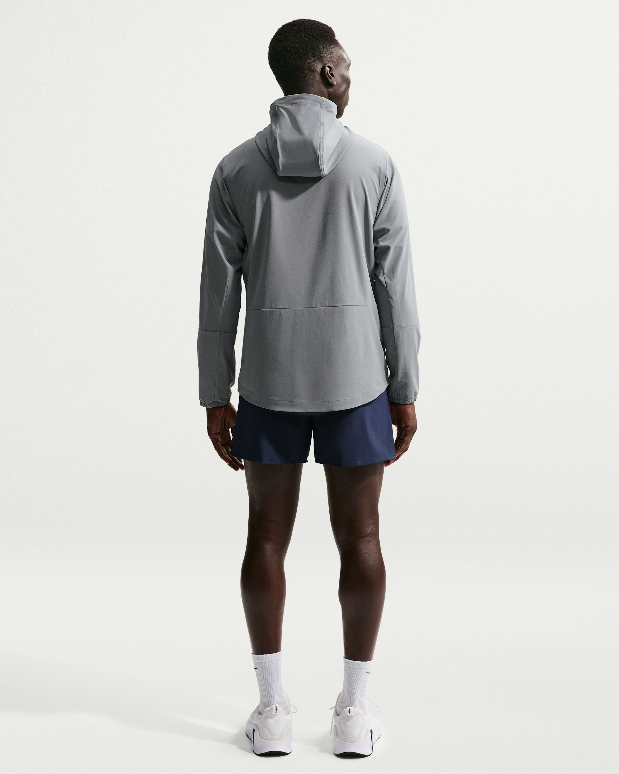 Nike Unlimited Men's Repel Hooded Versatile Jacket - Smoke Grey/Black/Smoke Grey - View 5