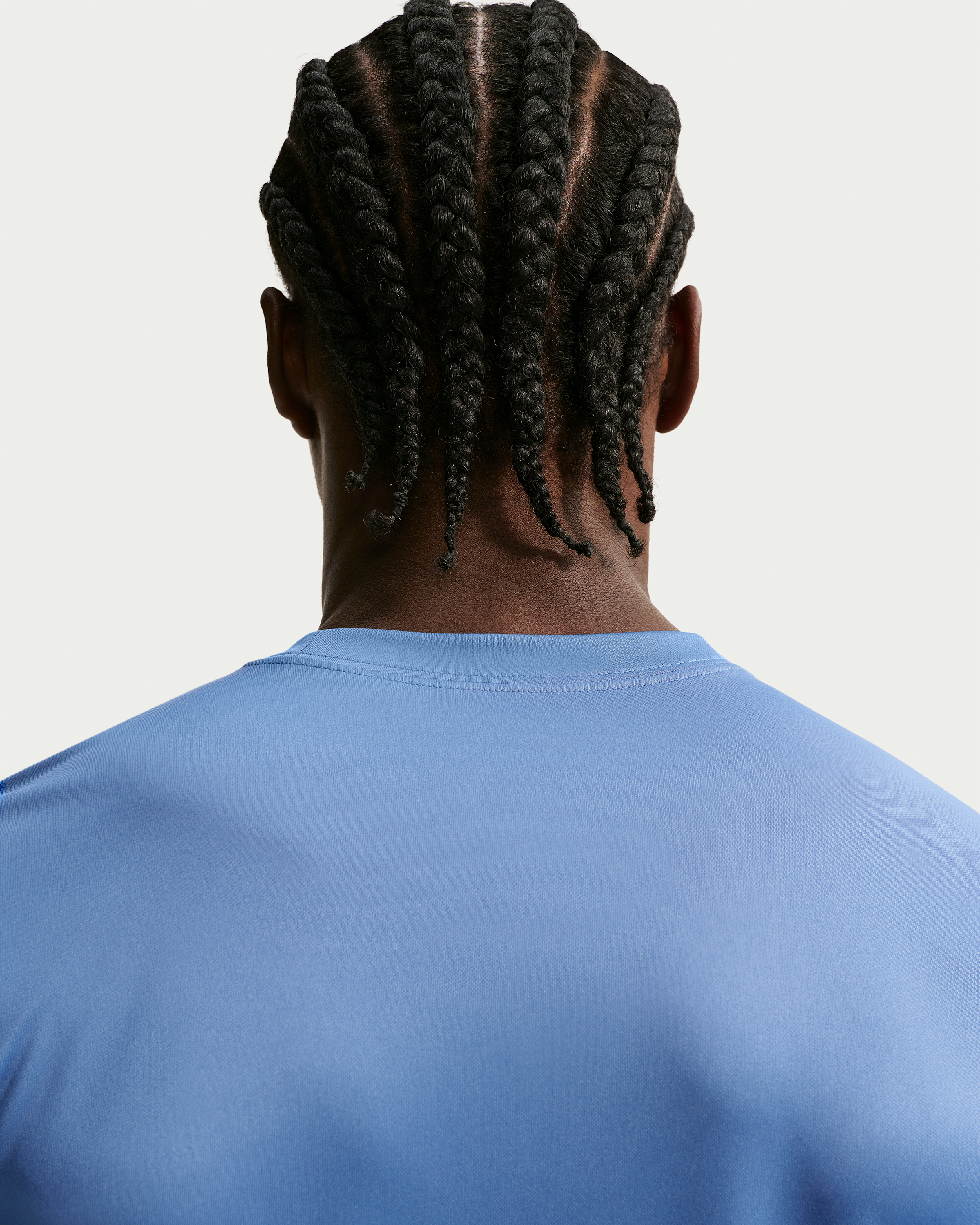 Nike Men's Dri-FIT Training T-Shirt - Indigo Storm/White - View 2