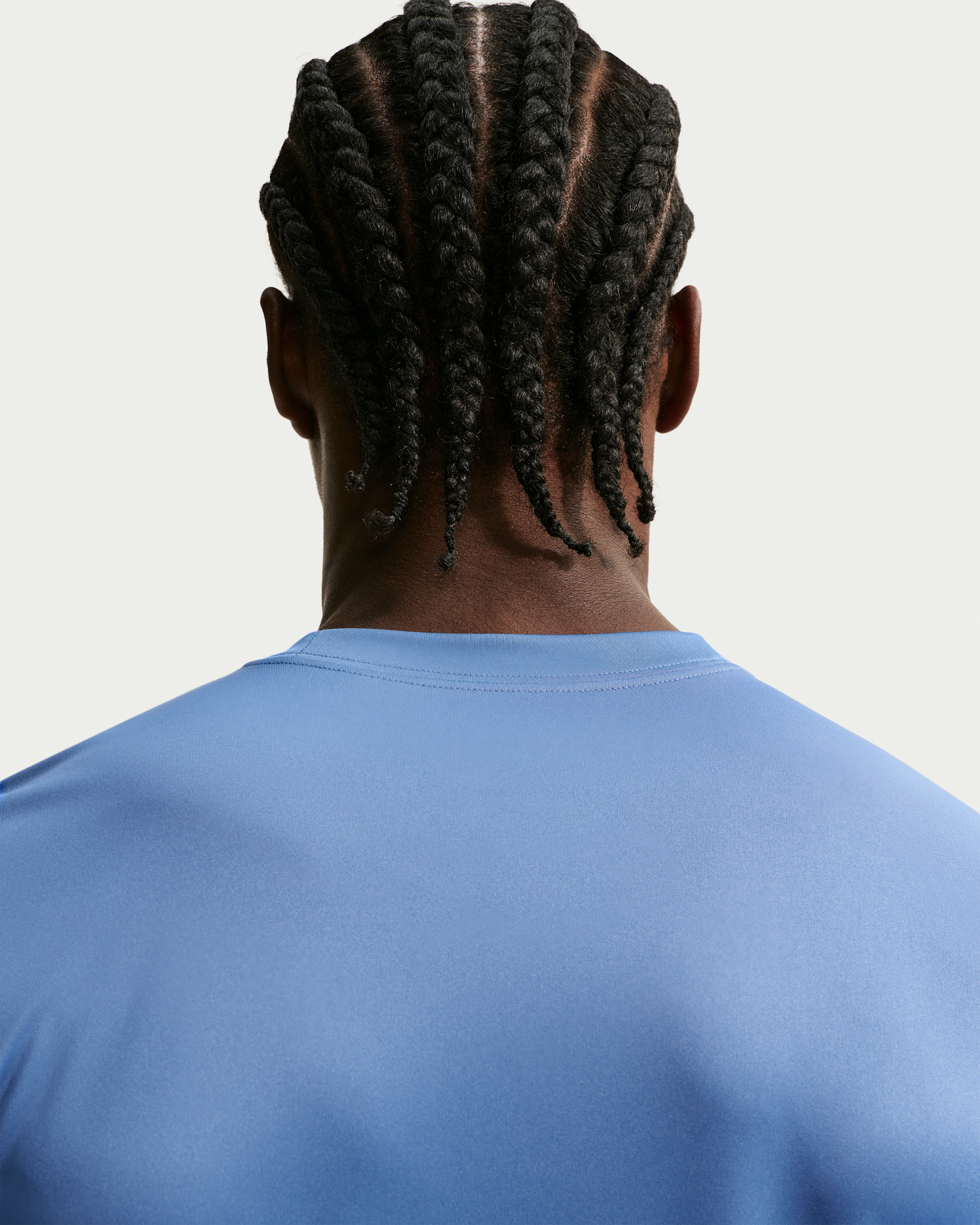 Nike Men's Dri-FIT Training T-Shirt - Indigo Storm/White - View 2
