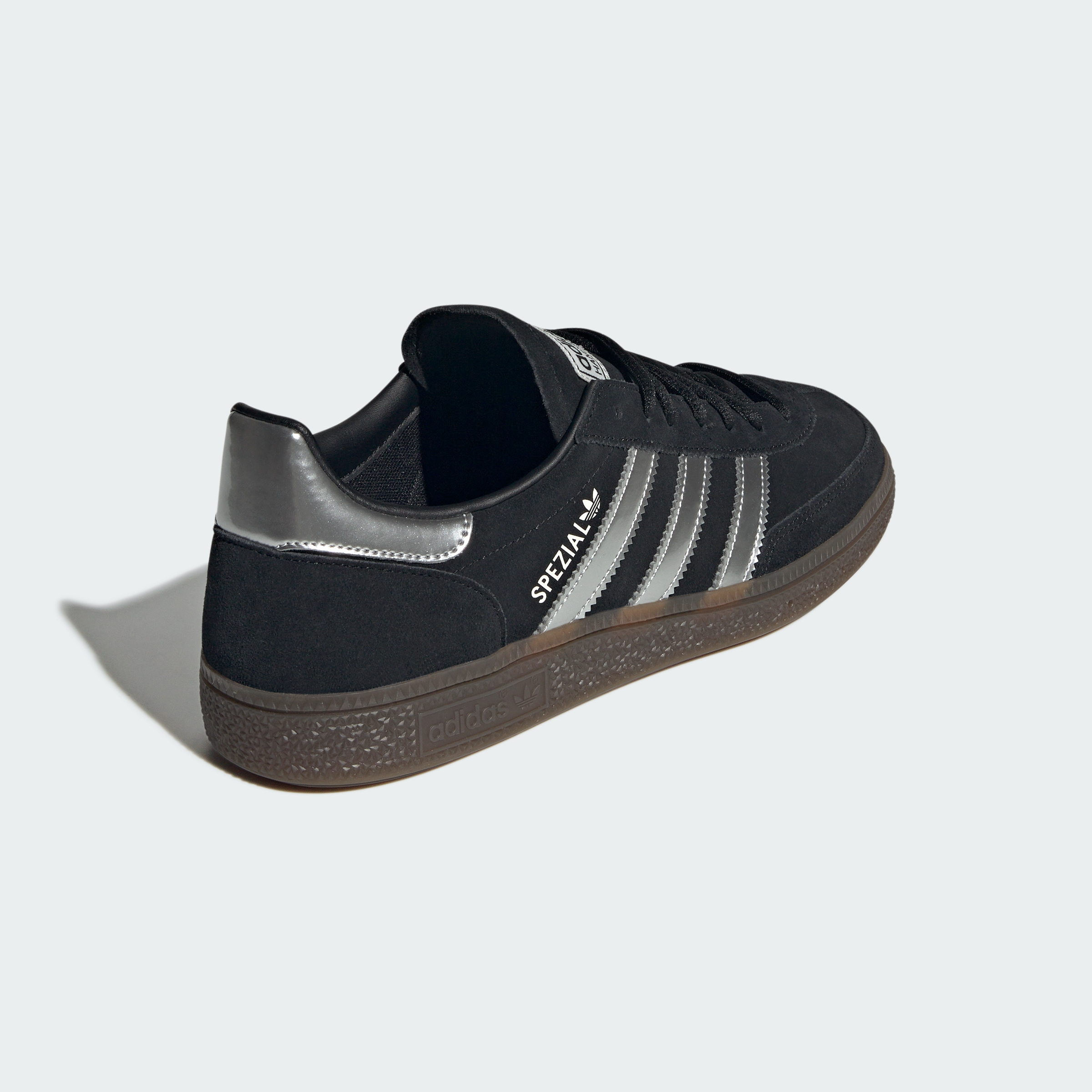 adidas Handball Spezial Shoes - Core Black / Silver Metallic / Gum - View 6