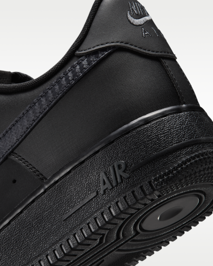 Nike Air Force 1 '07 Men's Shoes - Black/Anthracite - View 8