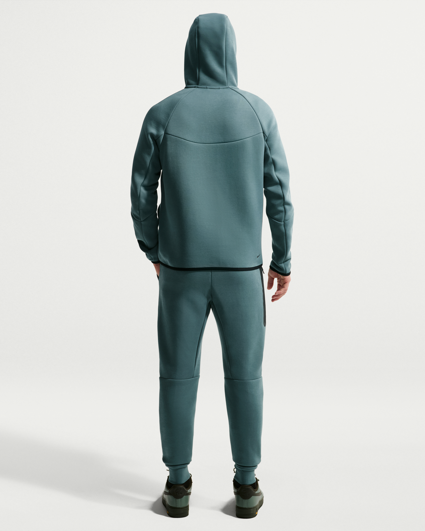 Nike Tech Men's Fleece Joggers - Mineral Slate/Black - View 5