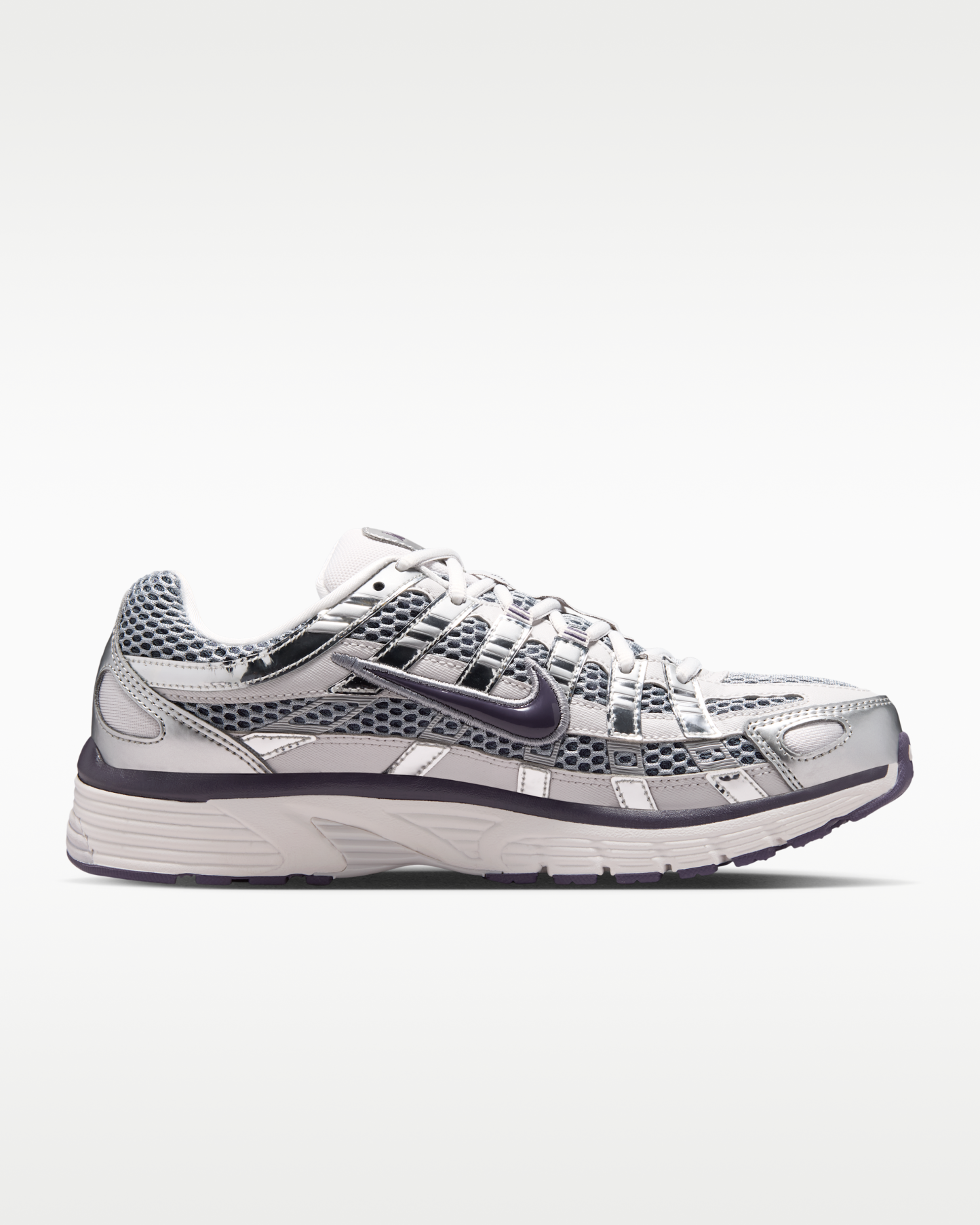 Nike P-6000 Women's Shoes - Vast Grey/Metallic Silver/Stealth/Dark Raisin - View 3