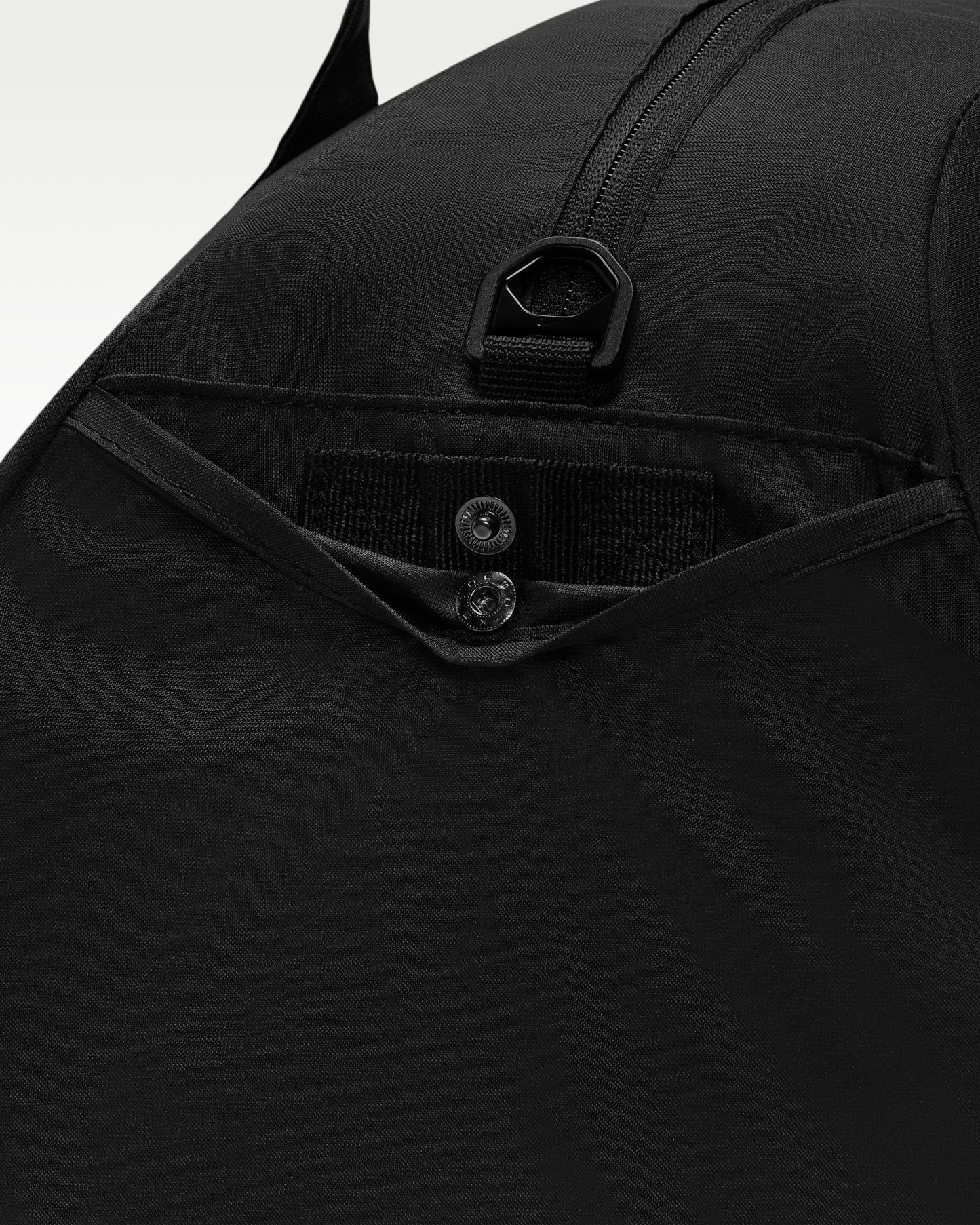 Nike Training Duffel Bag (24L) - Black/Black/White - View 8