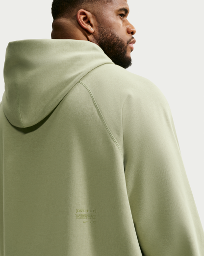 Nike N.A.C. Men's Dri-FIT Oversized Fleece Training Hoodie - Dusty Olive/Dusty Olive - View 7