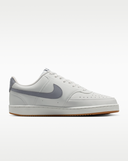 Nike Court Vision Low Men's Shoes - Off-White/Gum Medium Brown/Stealth - View 3