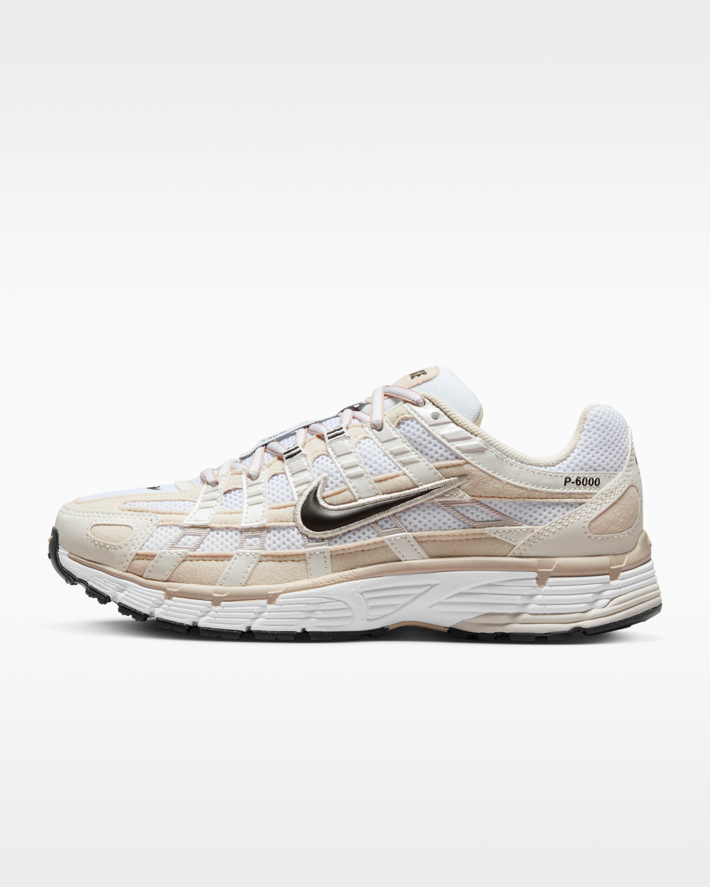 Nike P-6000 Women's Shoes - Light Orewood Brown/White/Metallic Summit White/Black - View 1