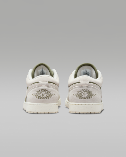Air Jordan 1 Low SE Men's Shoes - Medium Olive/Sail/Light Orewood Brown - View 6