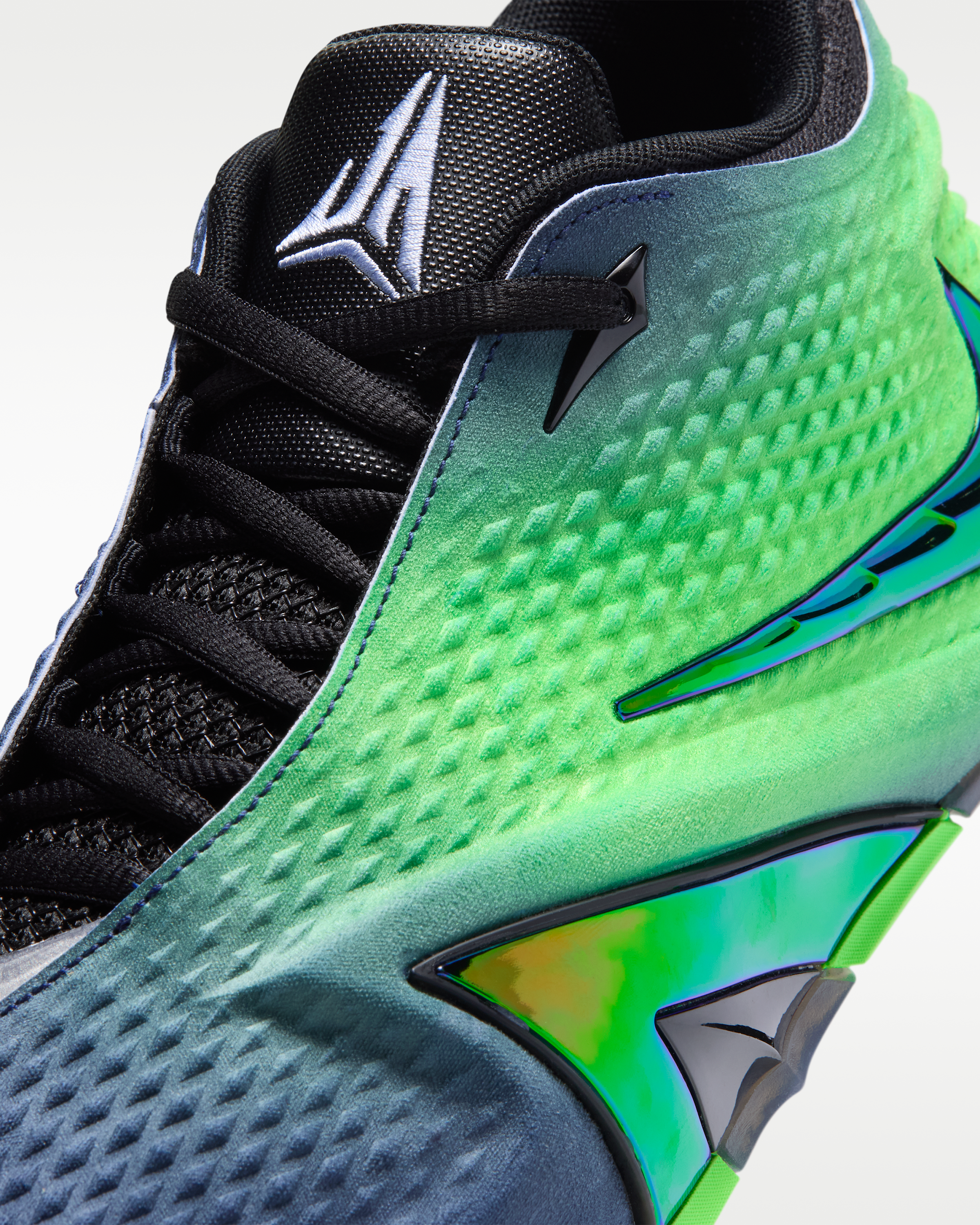 Ja 4 ‘Nightmare’ Basketball Shoes - Obsidian/Black/Voltage Green/Multi-Colour - View 7