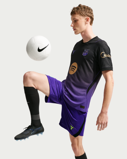 F.C. Barcelona 2026/27 Match Away Men's Kobe Aero-FIT Football Authentic Shirt - Field Purple/Field Purple/Black/Metallic Gold - View 3