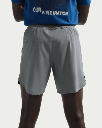 Nike Stride Men's Dri-FIT 18cm (approx.) Briefs-Lined Running Shorts - Smoke Grey - View 3