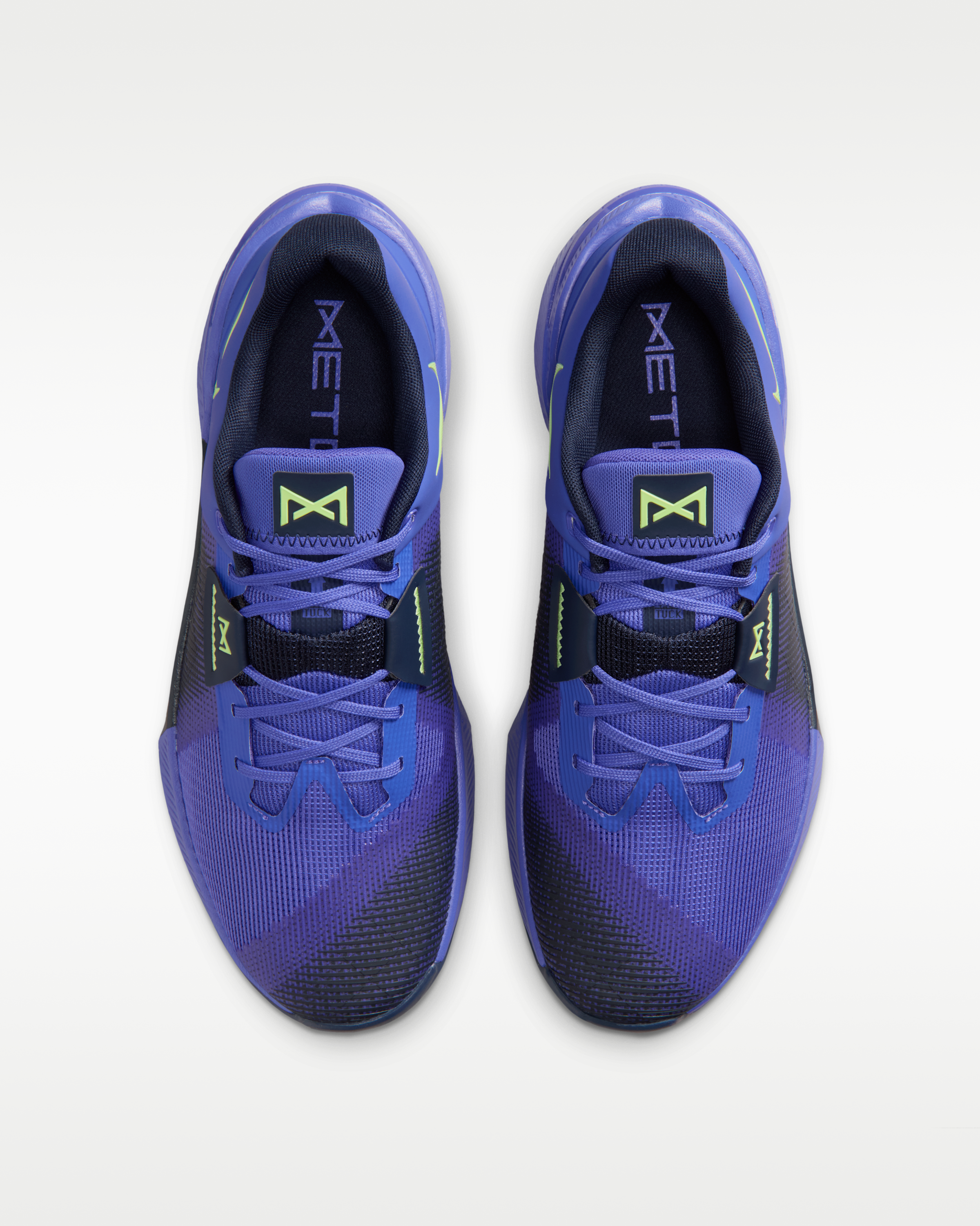 Nike Metcon 10 Men's Workout Shoes - Persian Violet/Obsidian/Light Lemon Twist - View 4