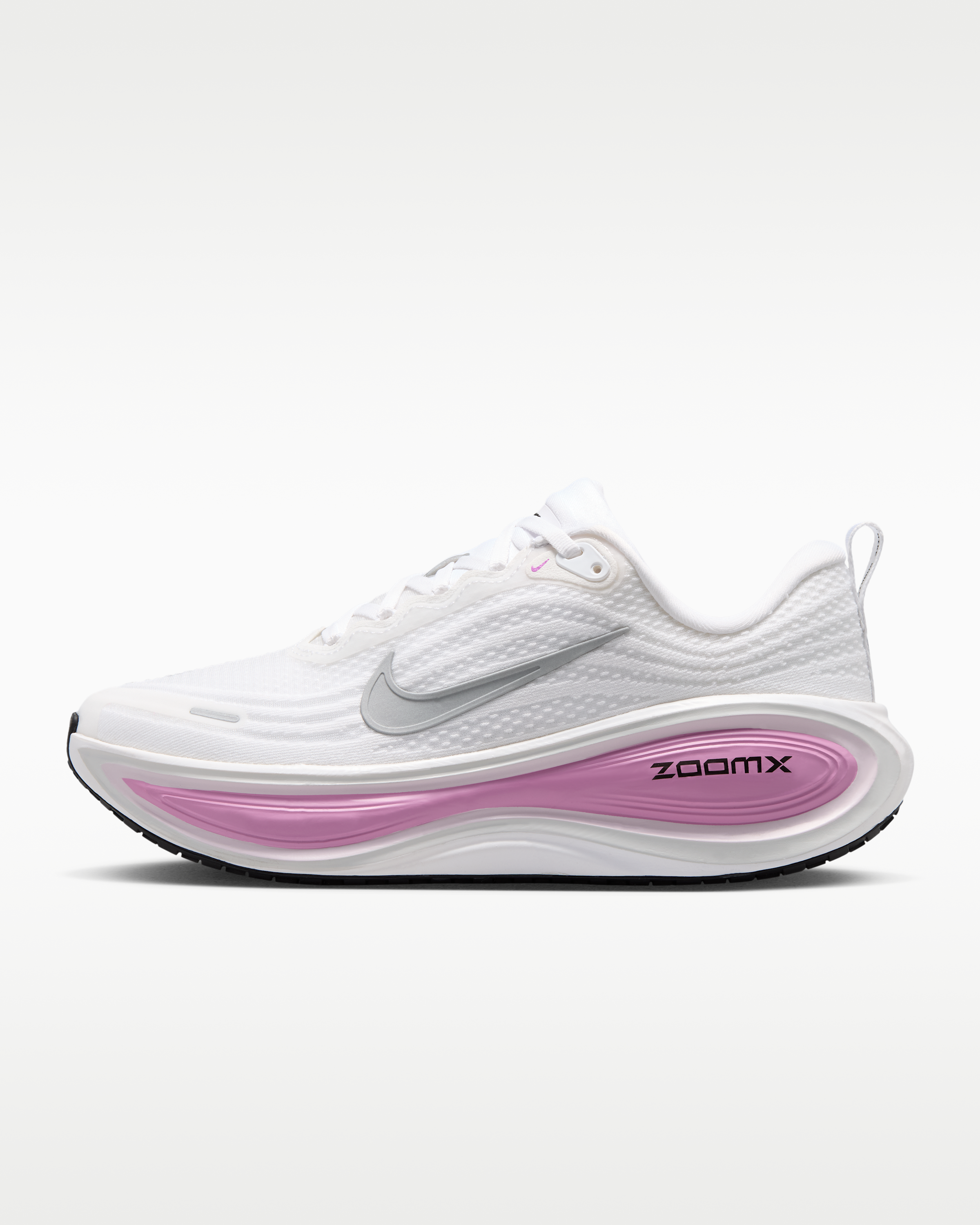 Nike Vomero Plus Women's Road Running Shoes - White/Bleached Lilac/Summit White/Metallic Silver - View 1