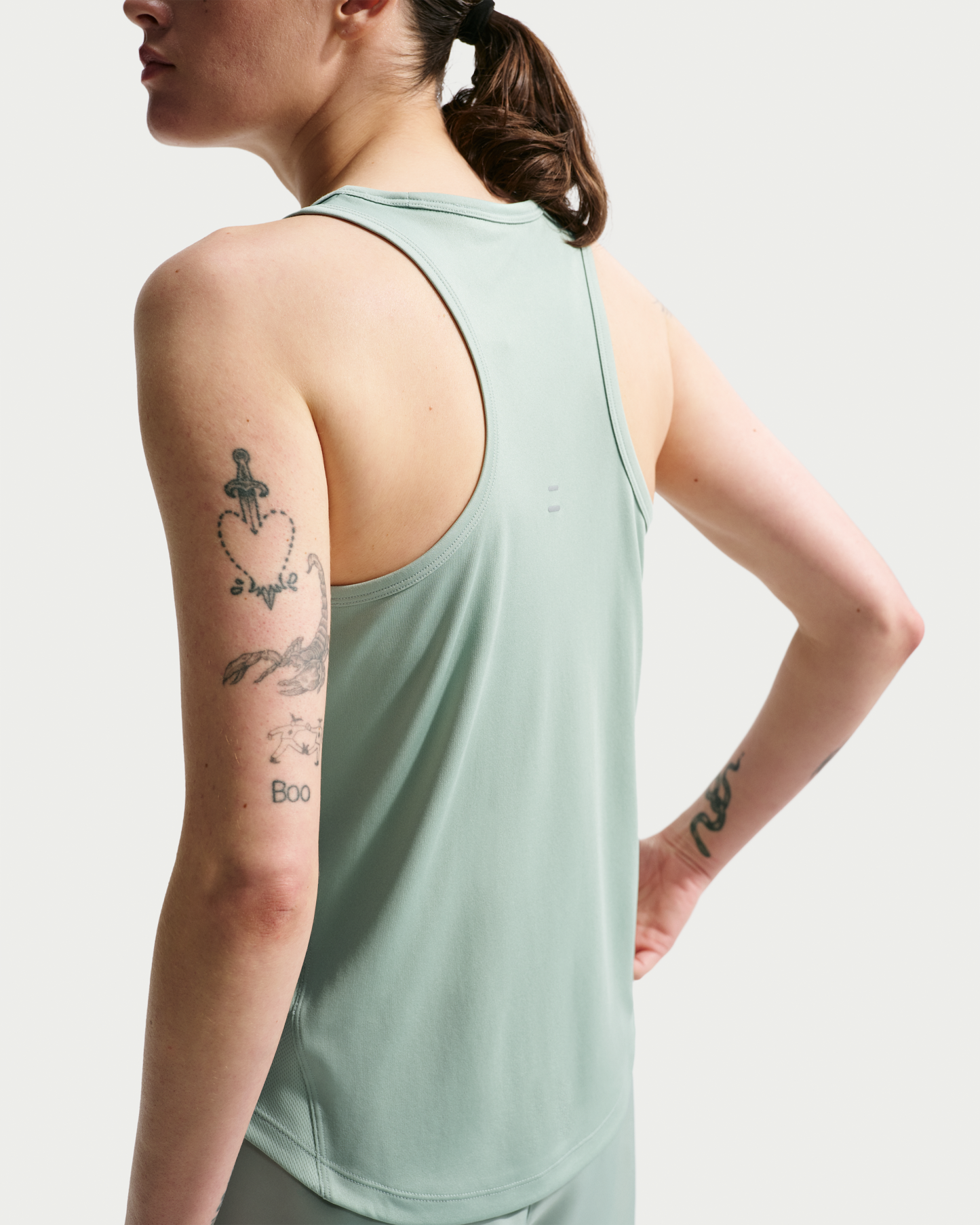 Nike Tempo Women's Dri-FIT Running Tank Top - Steam - View 2
