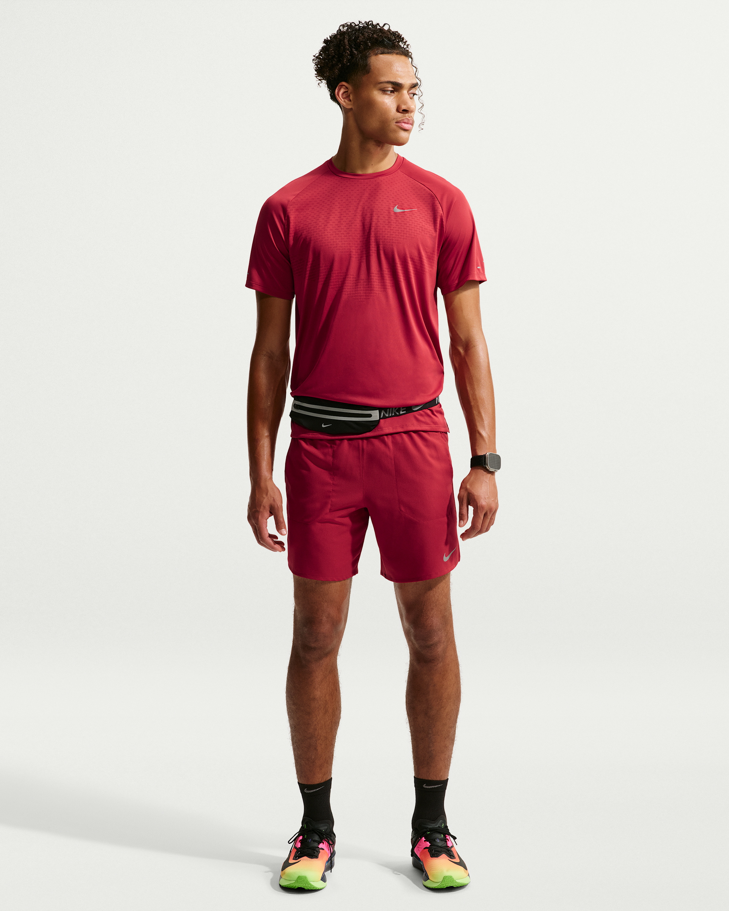 Nike Stride Men's Dri-FIT ADV Short-Sleeve Running Top - Tough Red - View 4