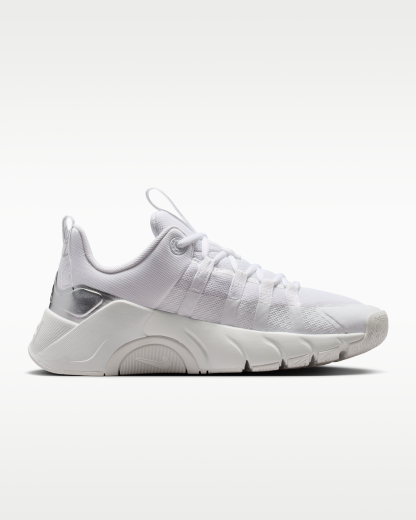 Nike Free Metcon 7 Women's Training Shoes - White/White/Metallic Silver - View 3