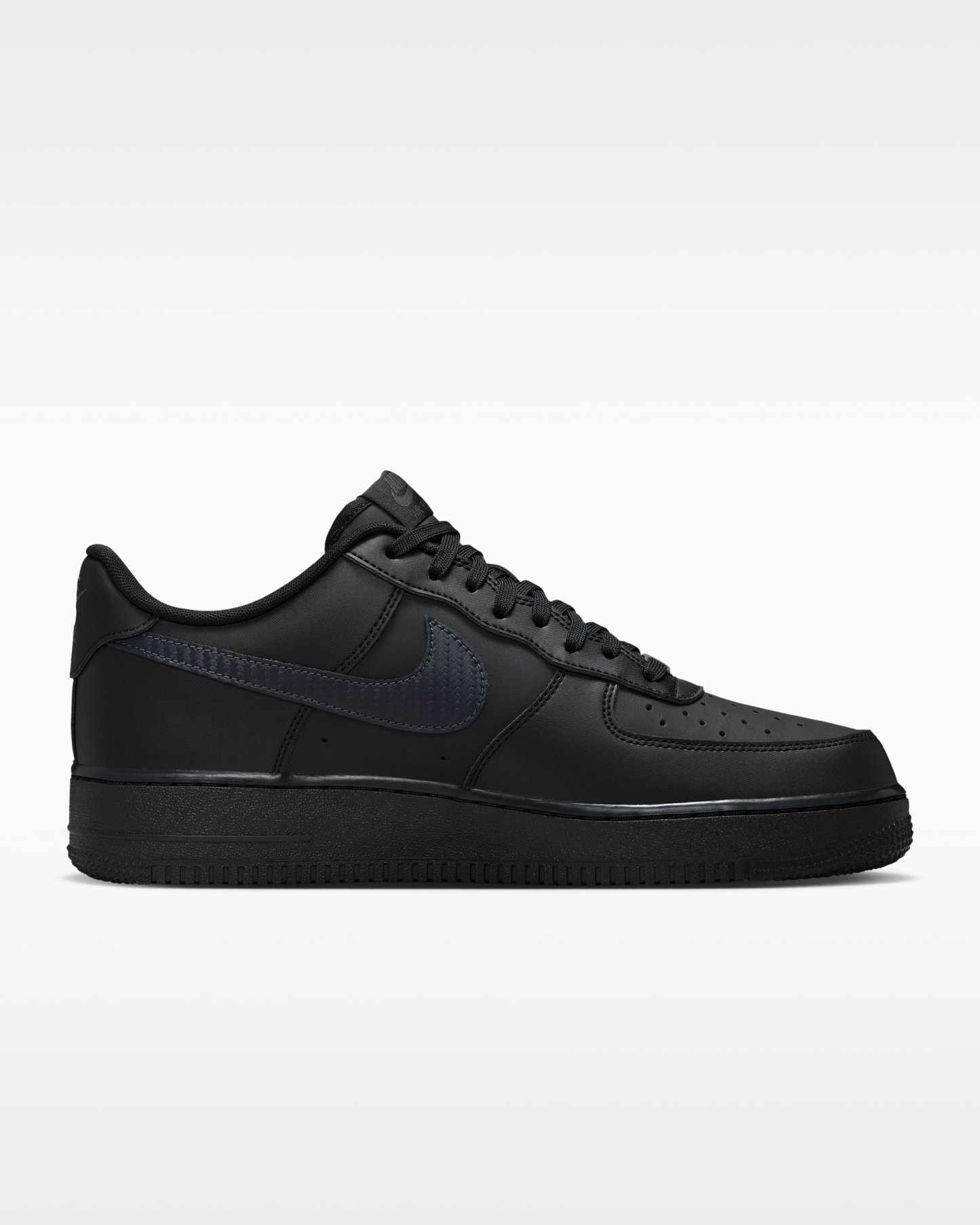 Nike Air Force 1 '07 Men's Shoes - Black/Anthracite - View 3