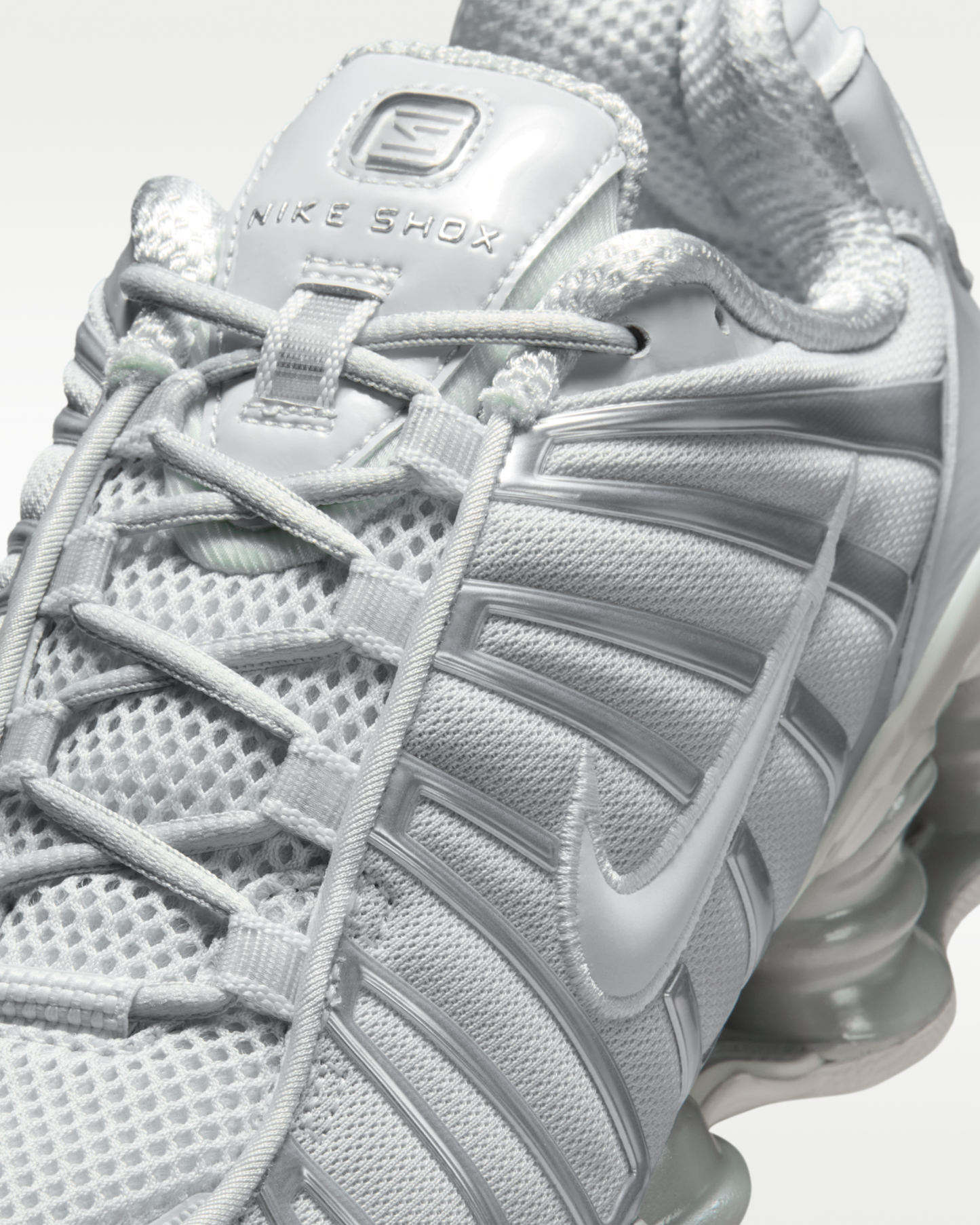 Nike Shox TL Women's Shoes with Reflective Design Accents - Photon Dust/Metallic Silver/Photon Dust - View 7