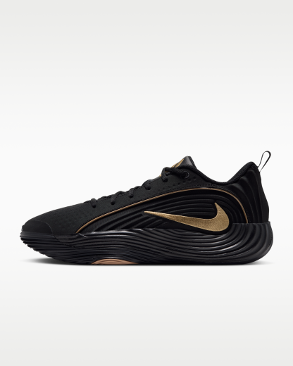 Giannis Immortality 5 Basketball Shoes - Black/Gum Light Brown/Volt/Metallic Gold - View 1