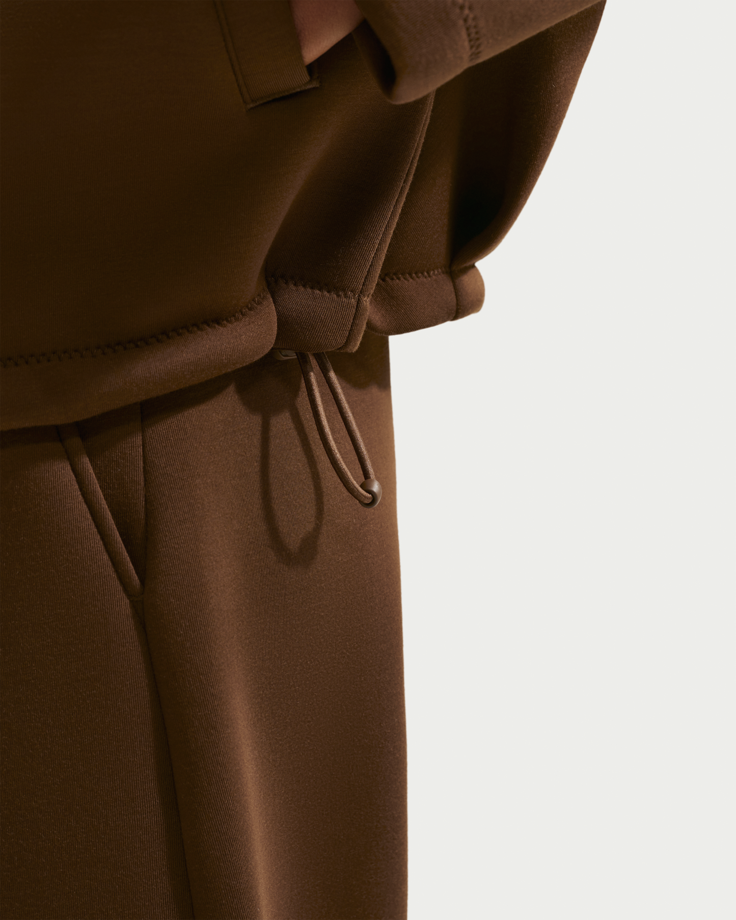 Nike Article Fleece Women's Oversized Jacket - Cacao Wow/Cacao Wow - View 6