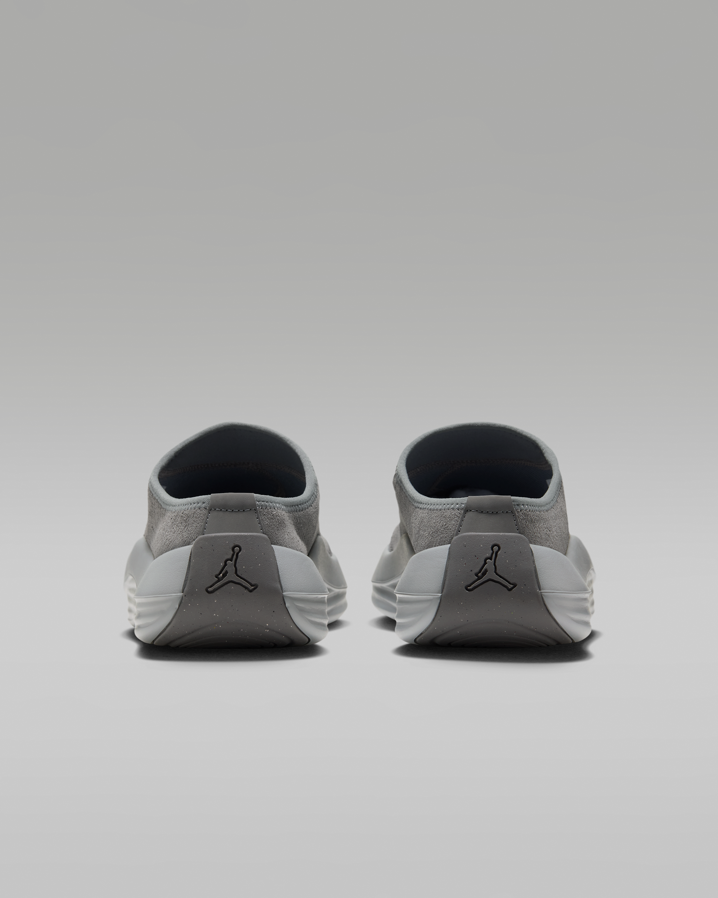 Jordan Future Men's Mules - Smoke Grey/Light Smoke Grey/University Red - View 6
