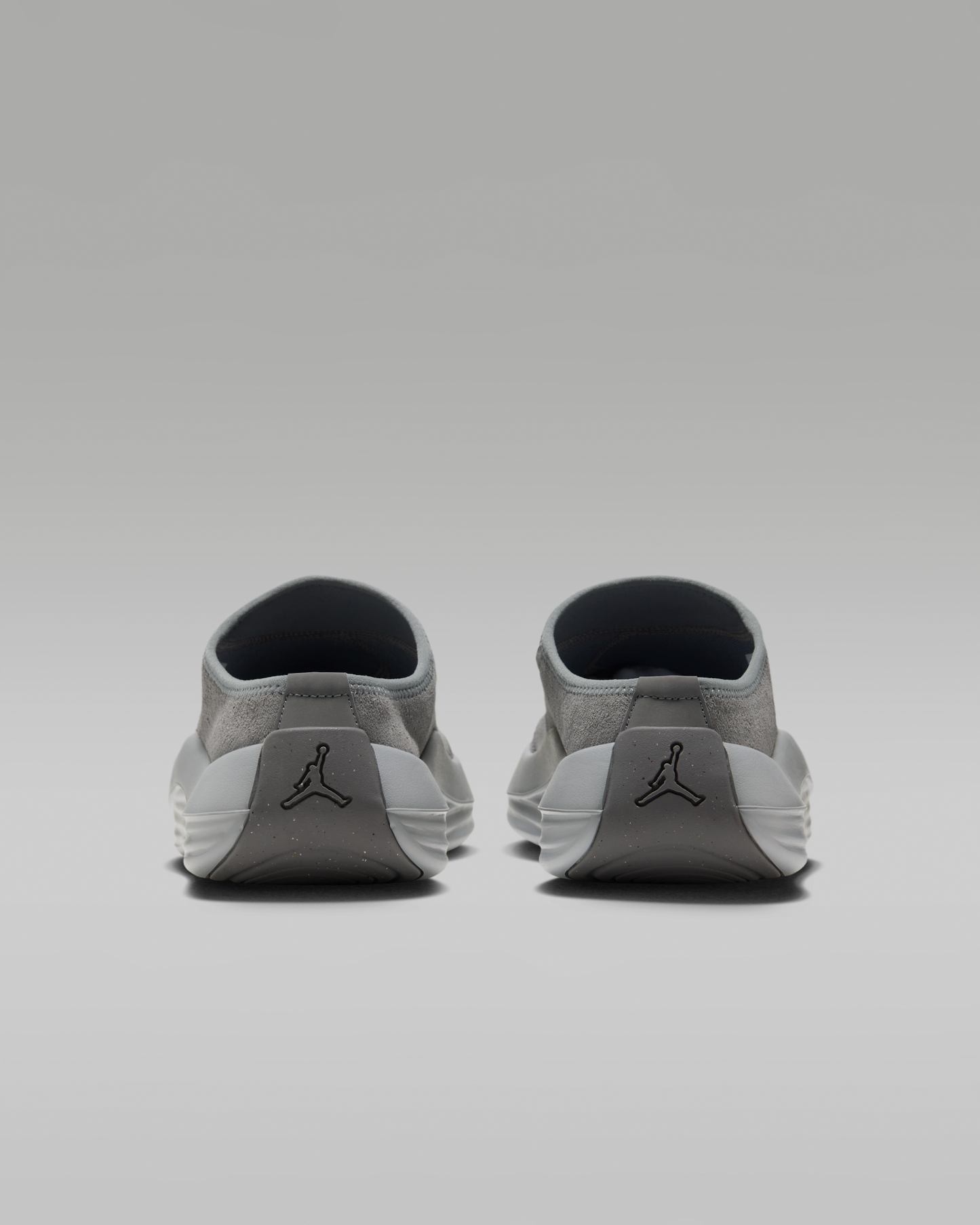 Jordan Future Men's Mules - Smoke Grey/Light Smoke Grey/University Red - View 6