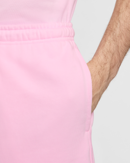 Nike Club Men's French Terry Flow Shorts - Pink Foam/Pink Foam/White - View 4
